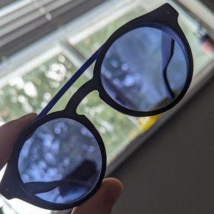 Round blue Fendi sunglasses